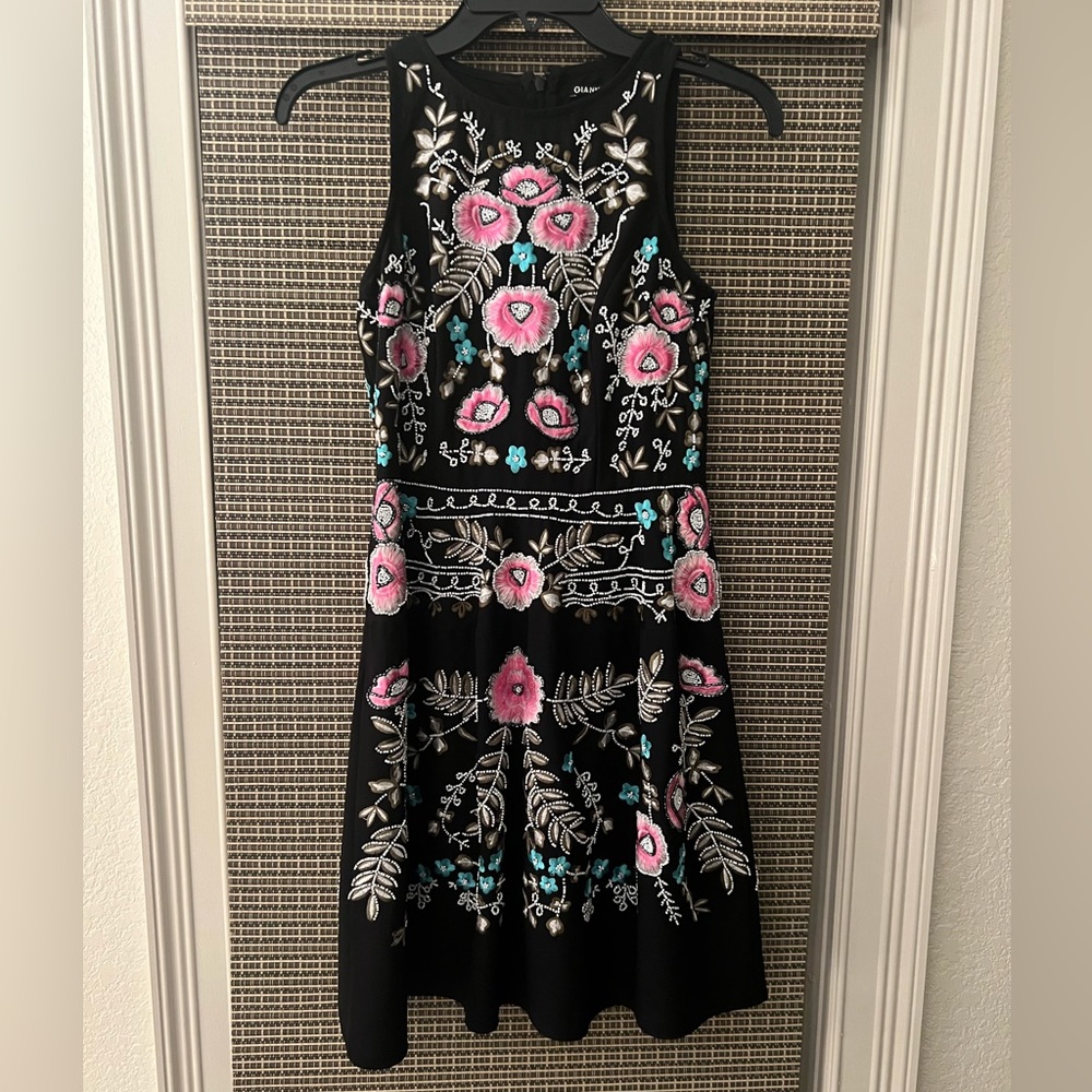 Gianni Bini Embroidered Mini Dress